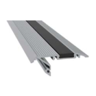 Traptredeprofiel Down incl. opale afdekking - Aluminium