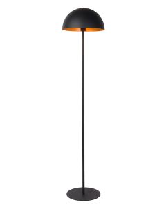SIEMON Vloerlamp Ø 35 cm 1xE27 Zwart