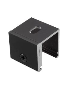 SKB 12H Railbeugel plafond - hoog - Zwart