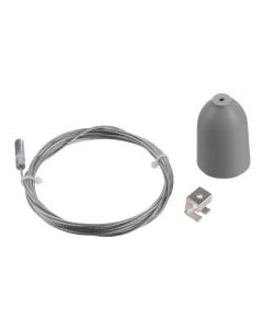 SPW 1 Pendelset incl. staalkabel met M6 - Grijs